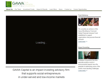 Tablet Screenshot of gawacapital.com